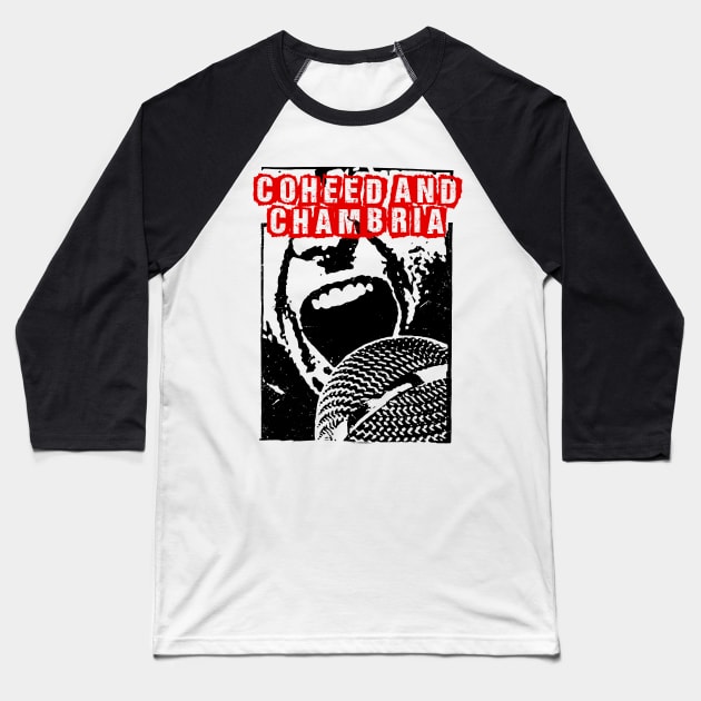 coheed ll rock and loud Baseball T-Shirt by pixel agency